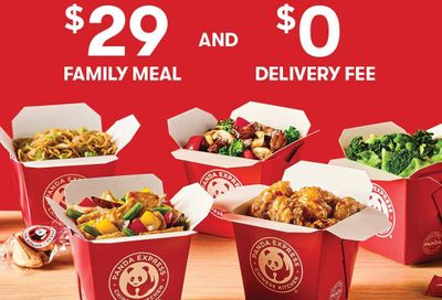 Through to February 7, Get a $29 Family Meal with a $0 Delivery Fee From Panda Express (Online Only)