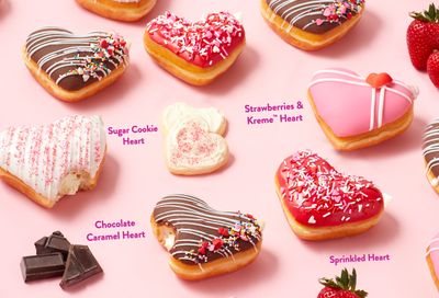Sweet Valentine's Day Doughnuts Arrive for a Limited Time Only at Krispy Kreme