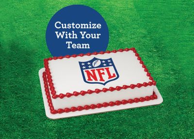 Football and Officially Licensed NFL Team Ice Cream Cakes are Now Available at Baskin-Robbins 