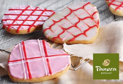 Freshly Baked 6 Packs of Valentine's Day Cookies are Now Available at Panera Bread