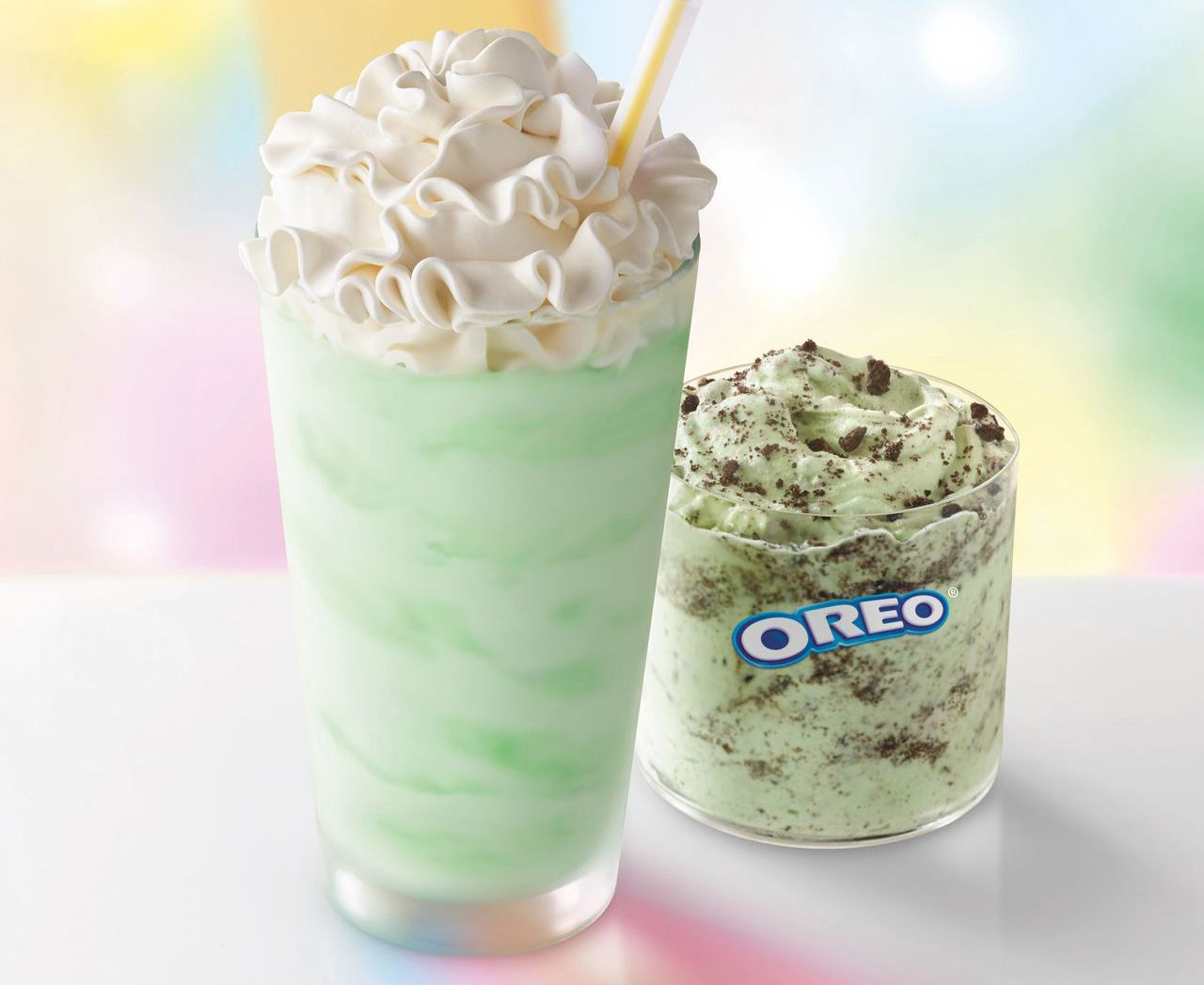 McDonald's Classic Shamrock Shake and Oreo Shamrock McFlurry are Set to Return February 15