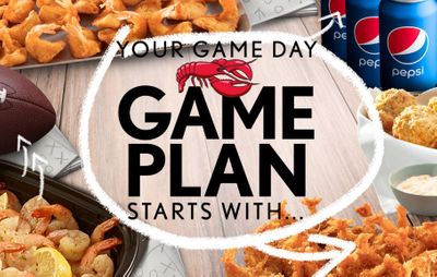 February 6 and 7 Only: Get a Free 4-Pack of Pepsi or Mountain Dew with a Big Game Bundle at Red Lobster