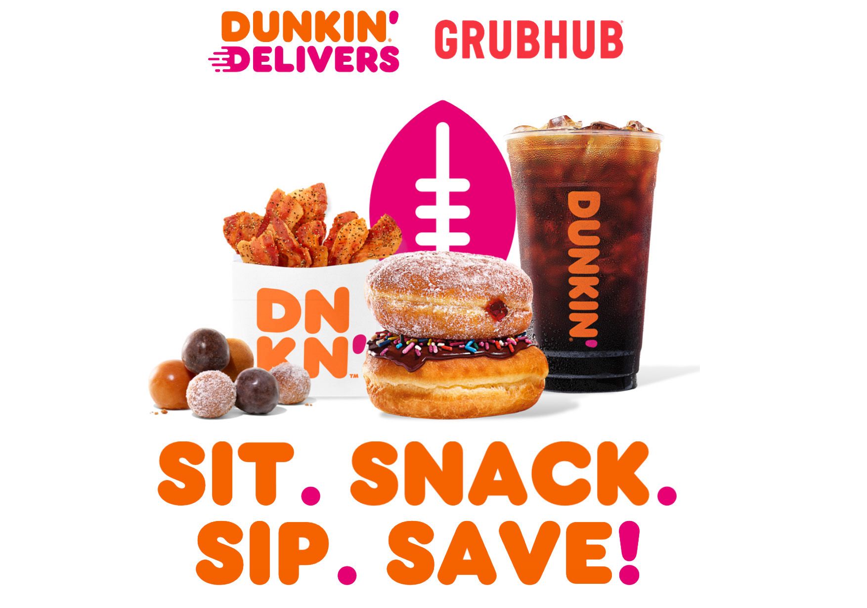 Get $5 Off When You Order $15+ from Dunkin' Donuts Using Grubhub Through to February 8