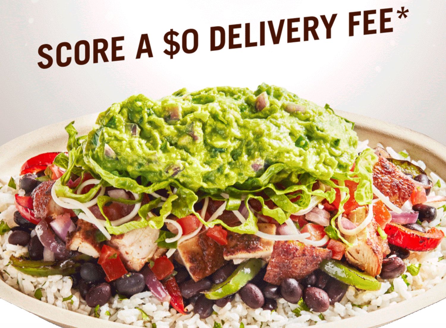 Receive a $0 Delivery Fee on February 7 With In-app and Online Chipotle Orders Over $10 Receive a $0 Delivery Fee on February 7 With In-app and Online Chipotle Orders Over $10