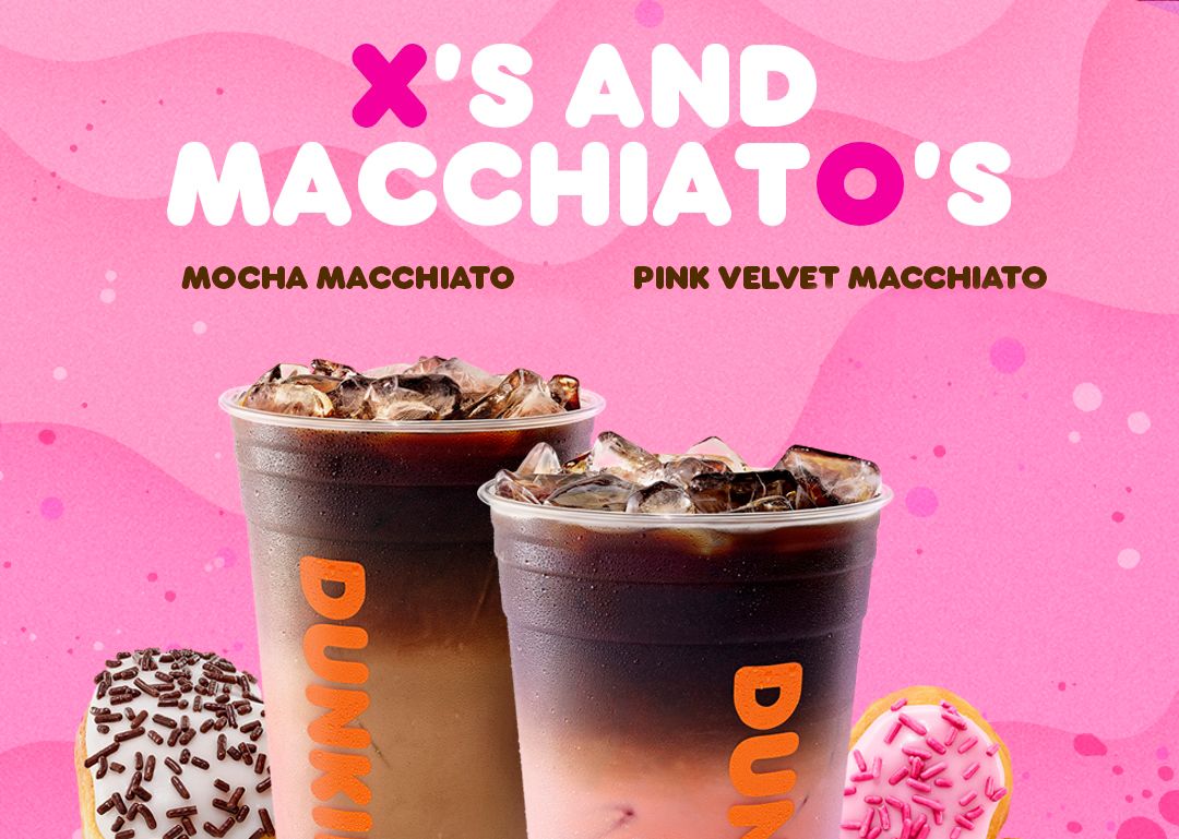 Chocolate and Red Velvet Themed X's and Macchiato's Make a Splash at Dunkin' Donuts this Valentine's Day Chocolate and Red Velvet Themed X's and Macchiato's Make a Splash at Dunkin' Donuts this Valentine's Day