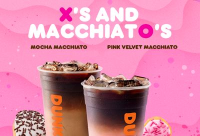 Chocolate and Red Velvet Themed X's and Macchiato's Make a Splash at Dunkin' Donuts this Valentine's Day