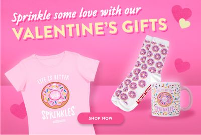 Krispy Kreme Offers New Online Valentine's Day Merch with the Sprinkles Collection for a Limited Time
