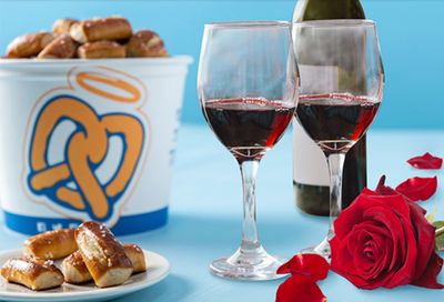 Save $5 Off Pretzel Buckets with In-app Purchases this Valentine's Day at Auntie Anne's Pretzels