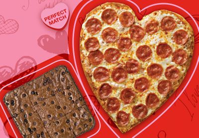 This Valentine's Day Papa John's Celebrates with their Heart Shaped Pizza