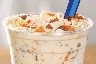 The Vanilla Concrete Mixer with Butterfinger and the Mint Shake are Now Being Featured at Culver's