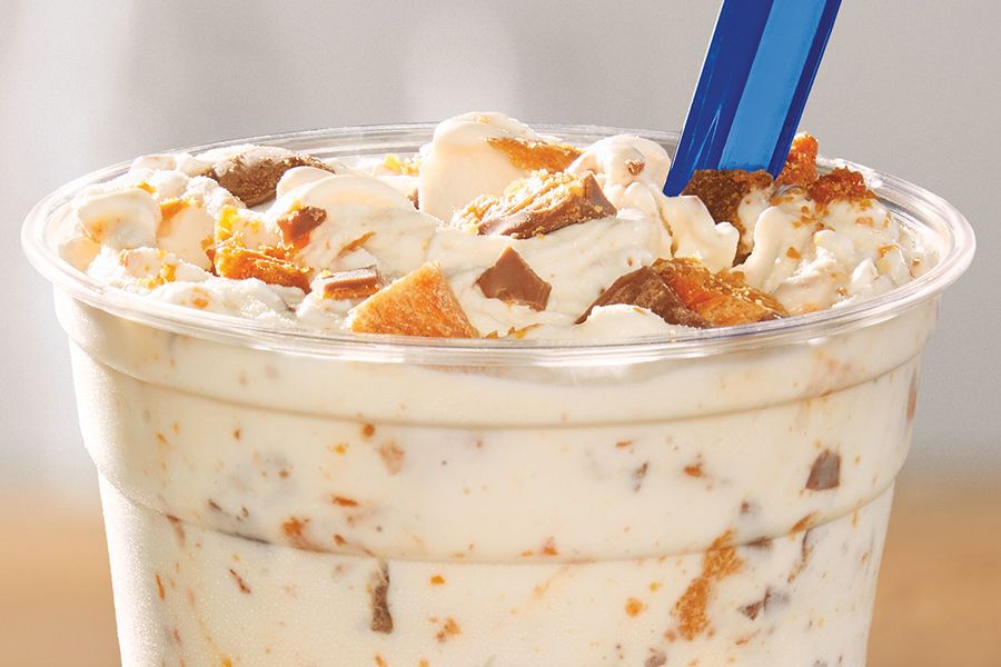 The Vanilla Concrete Mixer with Butterfinger and the Mint Shake are Now Being Featured at Culver's