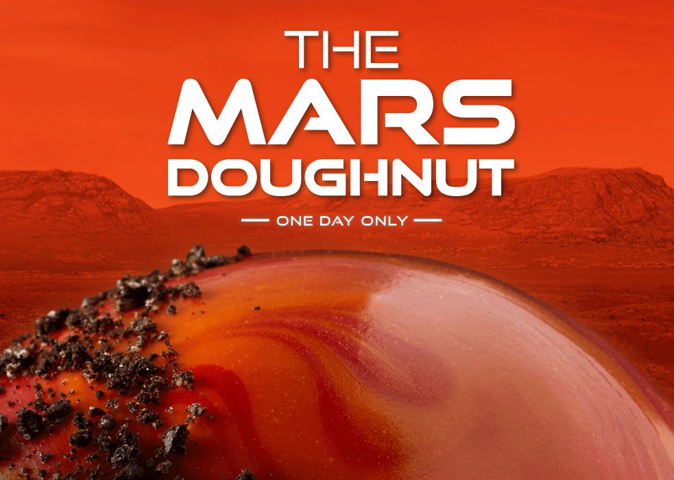 One Day Only: Krispy Kreme Launches the New Mars Doughnut on February 18 One Day Only: Krispy Kreme Launches the New Mars Doughnut on February 18