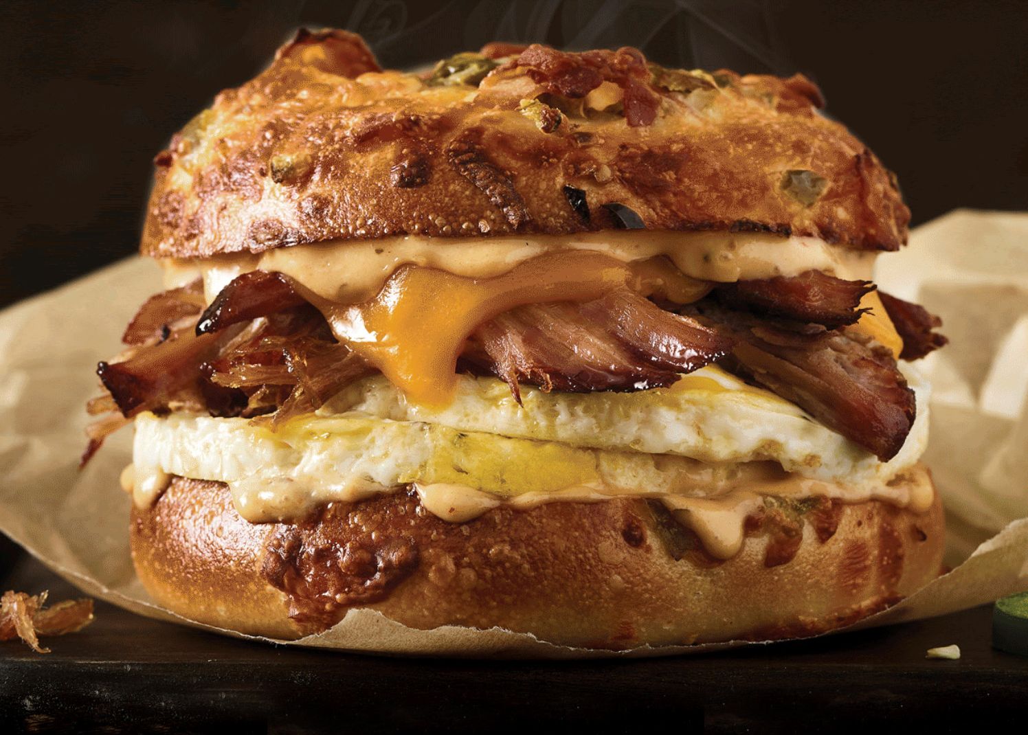 Einstein Bros. Bagels Offers Brisket for Breakfast with the New Texas Brisket Egg Sandwich Einstein Bros. Bagels Offers Brisket for Breakfast with the New Texas Brisket Egg Sandwich