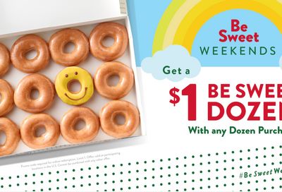 BE SWEET WEEKEND BUY ONE GET ONE FREE DOZEN DONUT DEAL