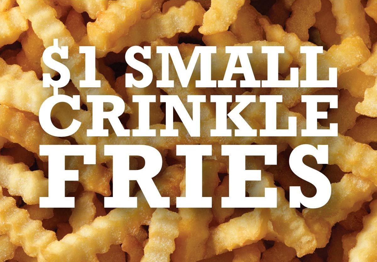 Arby’s Introduces $1 Small Crinkle Cut Fries for a Limited Time Arby’s Introduces $1 Small Crinkle Cut Fries for a Limited Time
