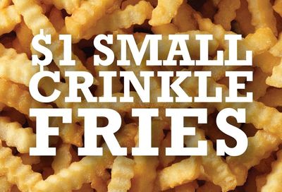 Arby’s Introduces $1 Small Crinkle Cut Fries for a Limited Time