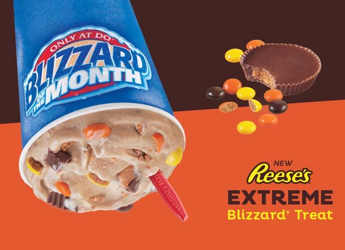 Reese’s Extreme Blizzard Returns to Dairy Queen as the Newest Blizzard of the Month 