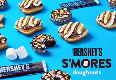 Krispy Kreme Rolls Out 2 New Hershey’s S’mores Doughnuts