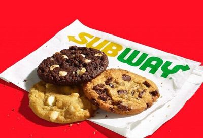 Buy a $15 Subway Gift Card Online and Get a Free Cookie Reward for a Limited Time