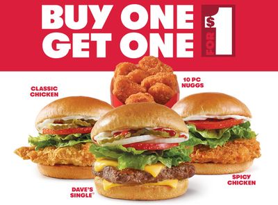 Wendy’s Expands Popular Buy 1 Get 1 for $1 Menu to Include Chicken Sandwiches and Nuggs