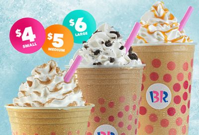 Save on a Cappuccino Blast at Baskin-Robbins this Fall with $4, $5 and $6 Drinks