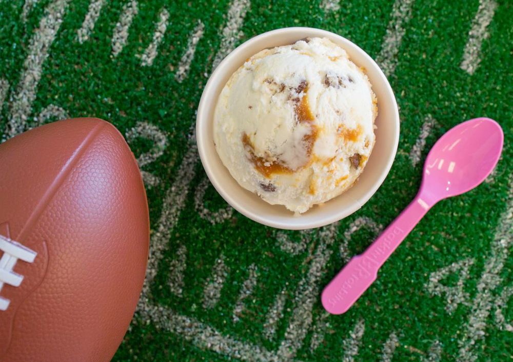 Quarterback Crunch Ice Cream is Back by Popular Demand at Baskin-Robbins 
