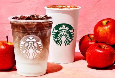 The New Apple Crisp Macchiato and the Iced Apple Crisp Macchiato Arrive at Starbucks
