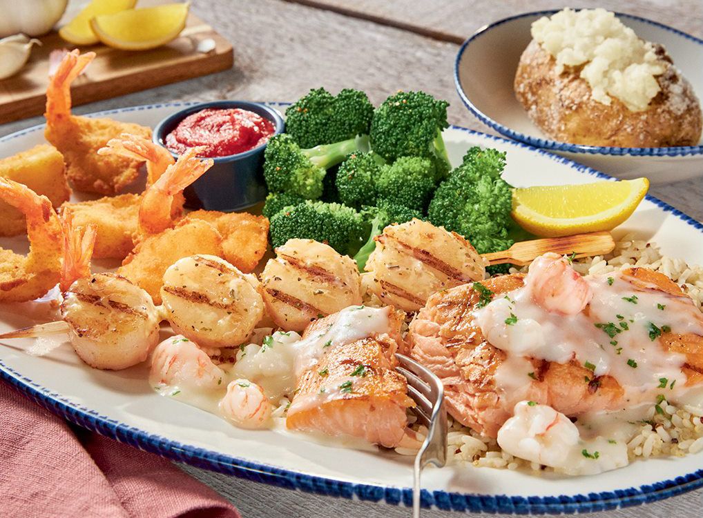 Red Lobster Introduces the New Mariner’s Feast with Scallops, Salmon, Lobster Cream Sauce and More