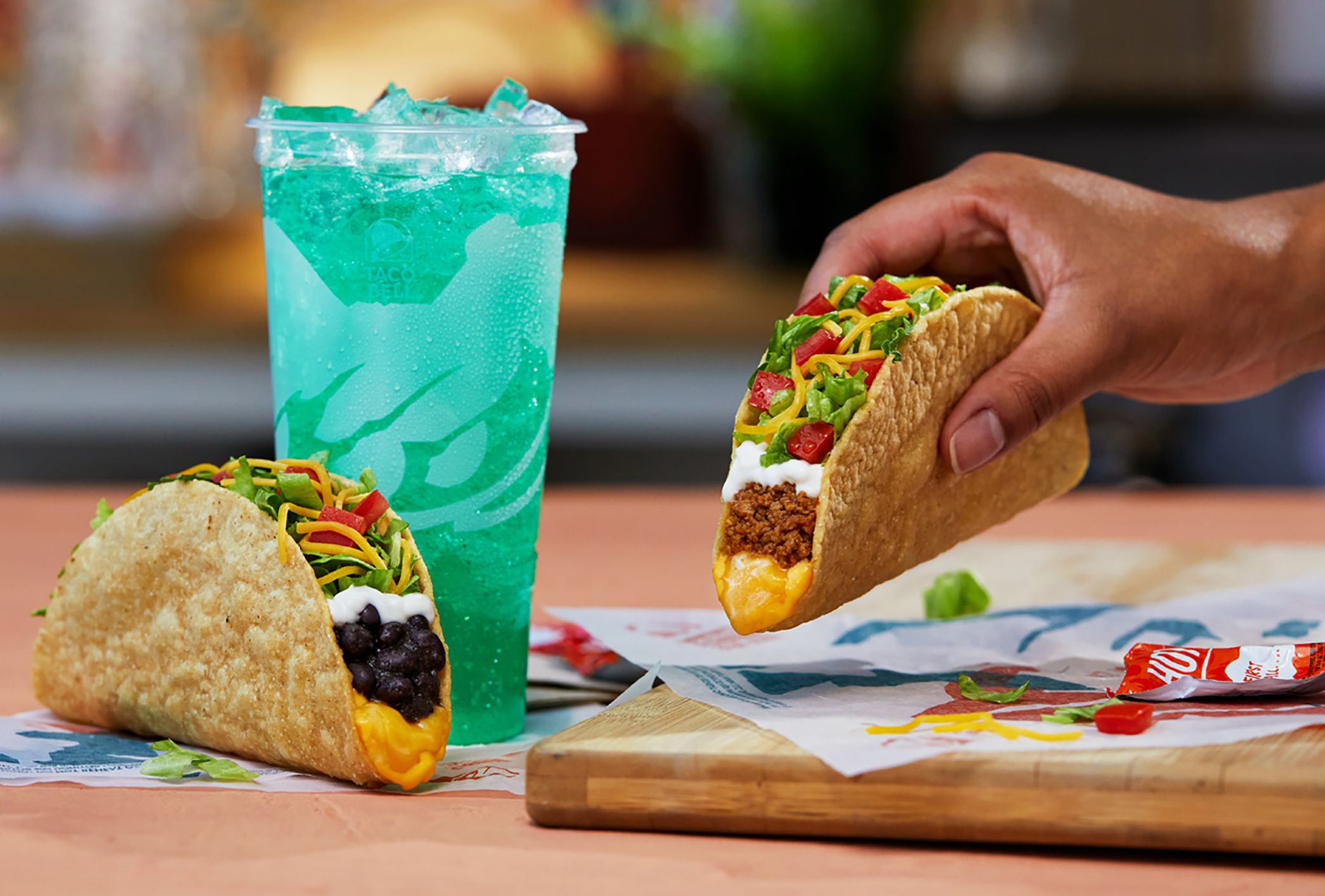 The New Cantina Crispy Melt Taco Lands at Taco Bell for a Limited Time 