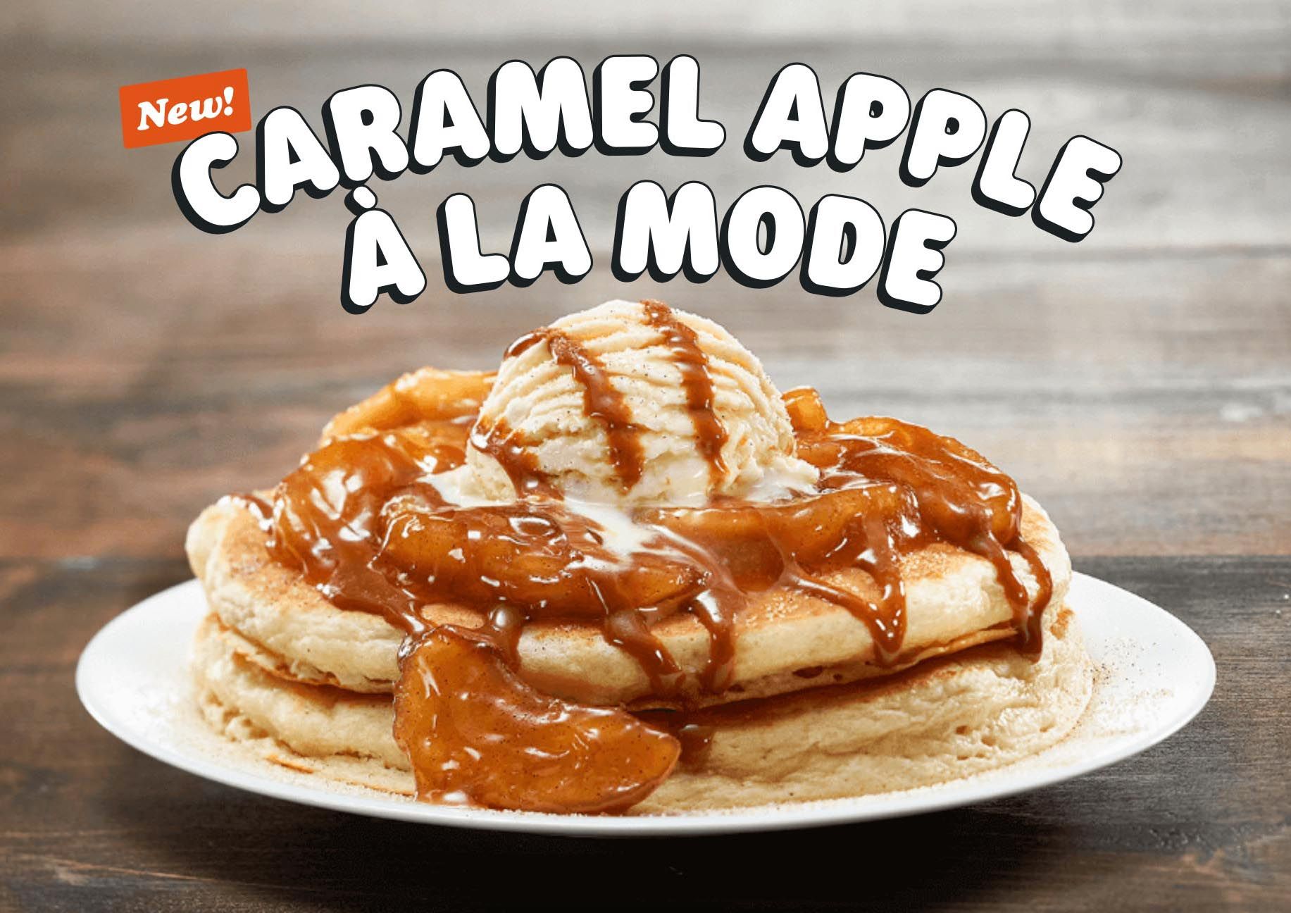 IHOP Rolls Out New Caramel Apple à la Mode Pancakes on Their In-restaurant Menu