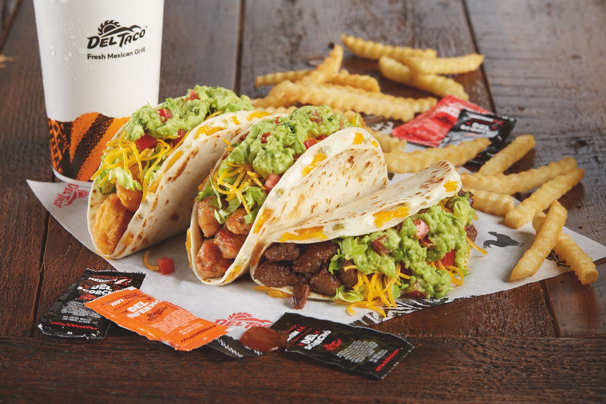 New Stuffed Quesadilla Tacos and Guac Stuffed Quesadilla Tacos are Now Available at Del Taco 