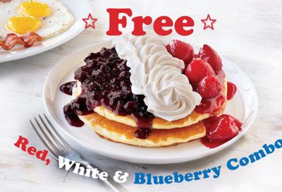 Veterans and Active Duty Military Will Get a Free Red, White and Blueberry Pancake Combo In-restaurant at IHOP November 11