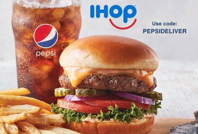 Get a $0 Delivery Fee When You Add a Pepsi to Your In-app or Online IHOP Order this Weekend Only
