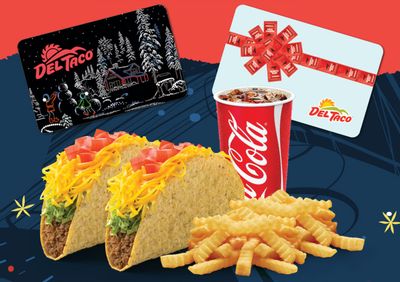 Enjoy Del Taco’s Black Friday and Cyber Monday Small Combo Coupon Give-aways with $30+ or $100+ Gift Card Purchases 