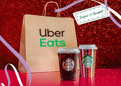 Share a Code for $10 Off with a Friend or Family Member When You Order Starbucks Through Uber Eats