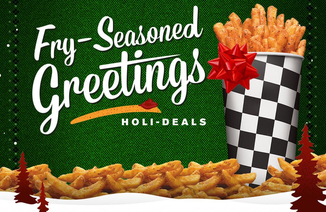 Get 3 Free Chicken Tenders with a Large Fries Purchase In-app Only December 24 to 30: A Checkers & Rally's Rewards Member Exclusive Get 3 Free Chicken Tenders with a Large Fries Purchase In-app Only December 24 to 30: A Checkers & Rally's Rewards Member Exclusive