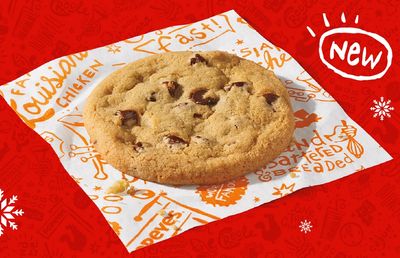 New Chocolate Chip Cookies Now Available at Popeyes Chicken