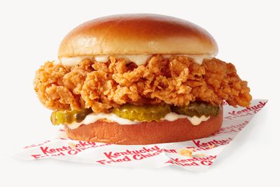 Get a Free Chicken Sandwich Online or In-app with a $12+ Purchase at Kentucky Fried Chicken
