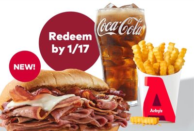 Claim a Free Small Drink and Fries with the Purchase of Arby’s New Brisket Bacon 'N Beef Dip Sandwich Through Your Arby’s Account 