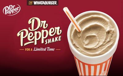 The Iconic Dr. Pepper Shake is Back at Whataburger for a Short Time Only 