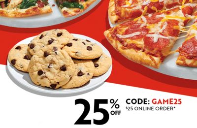 January 23 Only: Save 25% Off a $25+ Online Order at Papa Murphy’s Take ’N’ Bake Pizza