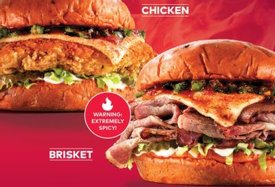 Get a Free Snack Size Vanilla Shake When You Order the New Diablo Sandwich at Arby’s