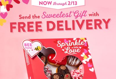Krispy Kreme Offers Free Delivery Through to February 13