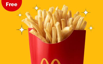 Receive Free Fries When You Newly Download the McD App and Join MyMcDonald’s Rewards this March