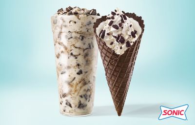 Sonic Drive-in Serves Up the Tasty Double Stuf Oreo Blast and Waffle Cone for a Short Time