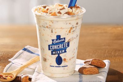 The Butterfinger Concrete Mixer is Now Back at Culver’s this Spring