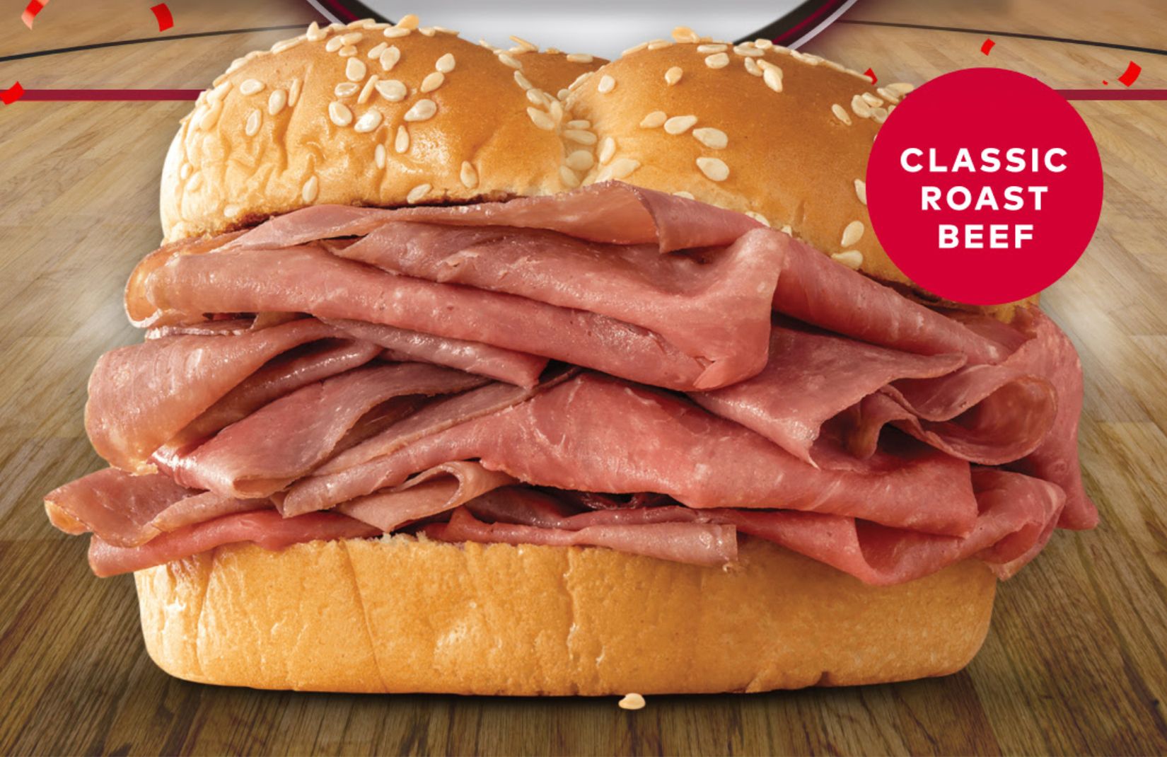 Arby’s Account Holders Can Get a Free Classic Roast Beef Sandwich with Purchase Through to April 8 Arby’s Account Holders Can Get a Free Classic Roast Beef Sandwich with Purchase Through to April 8