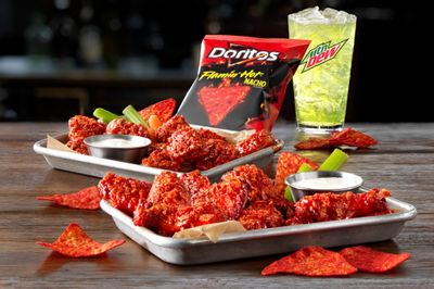 Buffalo Wild Wings Heats Things Up with the New Doritos Flamin’ Hot Nacho Flavored Sauce 