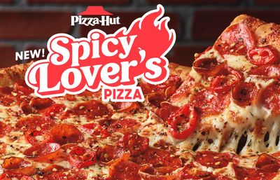 Pizza Hut Rolls Out 3 New Spicy Lover’s Pizzas Featuring a Spicy Marinara Sauce and Fiery Flakes