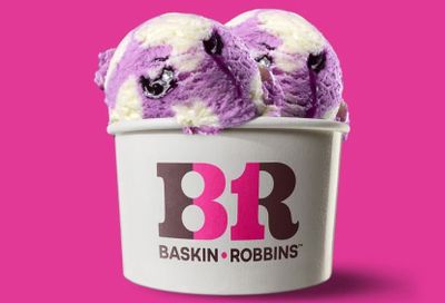 Baskin-Robbins Welcomes their New Ube Coconut Swirl Ice Cream